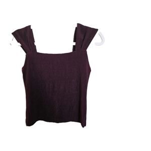 Self Esteem Women's Burgundy Tank Top